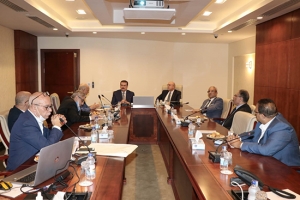 لجنة تنفيذ مشروع مستشفى بنها التخصصي الجديد تناقش بدء أعمال الحفر