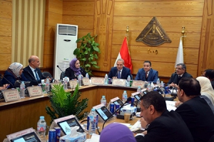 فى أول حضور لمحافظ القليوبية الجديد: «السعيد» يترأس اجتماع مجلس جامعة بنها
