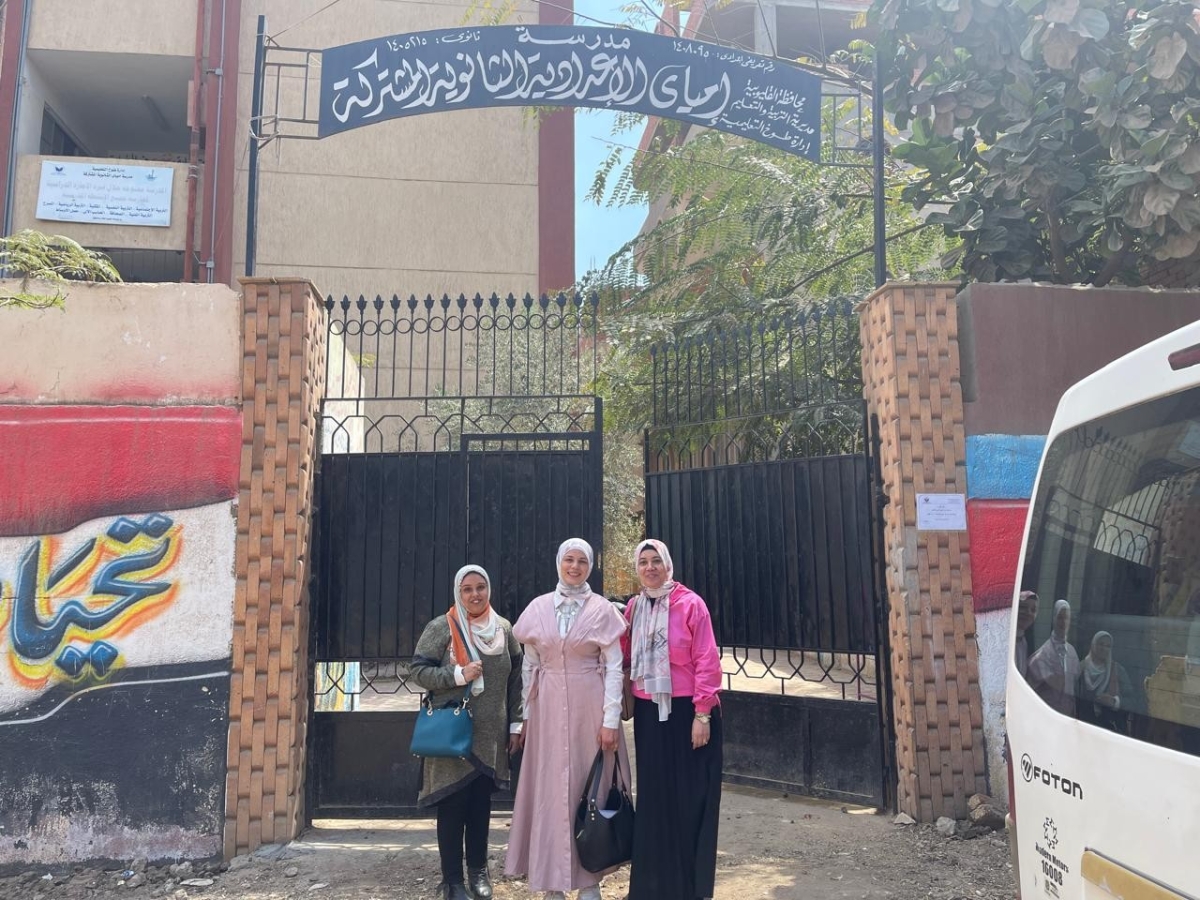 قافلة تثقيفية بمدرسة إمياى الإعدادية بنات بمدينة بنها