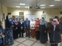 الزيارة الميدانية لمتابعة تنفيذ الخطة الاستراتيجية لكلية التمريض
