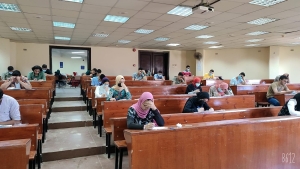 استكمال اختبارات القدرات للالتحاق بكليه التمريض والمعهد الفنى للتمريض التابع لها  بجامعه بنها لليوم الخامس على التوالى