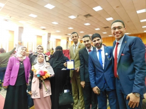 وفد من أسرة كليه التمريض بنها يشارك في المؤتمر الدولي الاول بكليه التمريض جامعه المنوفيه