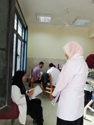 امتحان العملي النهائي للفرقه الرابعة مادة تمريض صحه المجتمع