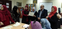 تكريم السادة أعضاء هيئة التدريس ( السادة الوكلاء - روؤساء الأقسام - الهيئة المعاونة ) المشاركين في تطوير قرية فرسيس