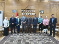 لمتابعة وتقييم المعمل المركزى بكلية العلوم : رئيس جامعة بنها يستقبل لجنة من اكاديمية البحث العلمى