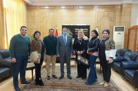 «السعيد» يشهد تكريم أمين عام جامعة بنها