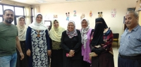 عميد كلية التمريض يقوم بجولة تفقدية للأقسام الإدارية و الأقسام العلمية أيضا بالكلية لتهنئتهم بنصر أكتوبر المجيد