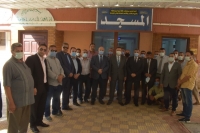 رئيس جامعة بنها : يفتتح مسجد المدينة الجامعية و ورشة إعادة تدوير مخلفات وكسر وبواقى الاخشاب بكفر سعد