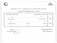 الجدول الدراسى للفرقة الرابعة (إدارة التمريض ) للعام الجامعى 2020/2021 م ( لائحة  قديمة ) الفصل الدراسى الثانى on line   