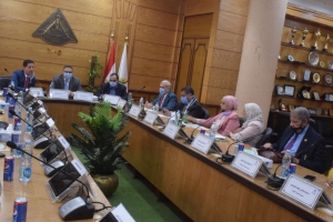 رئيس جامعة بنها : يترأس اجتماع مجلس إدارة مركز ضمان الجودة