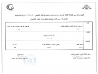 الجدول الدراسى للفرقة الثالثة ( تمريض أمراض النسا والتوليد ) للعام الجامعى 2020/2021 م ( لائحة جديدة ) الفصل الدراسى الثانى on line منصة التعلم الالكترونى