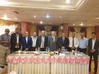 رئيس جامعة بنها يشارك نادى أعضاء هيئة التدريس حفل إفطار رمضان