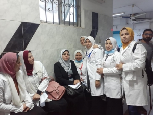 *حملة تثقيفية صحية تقوم بتفعيلها كلية التمريض خاصة بفيروس سى*