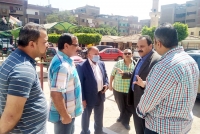 نائب رئيس جامعة بنها لشئون التعليم والطلاب يتفقد استعدادات كلية التجارة للعام الدراسي