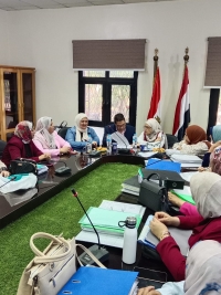 زيارة فريق الارشاد الاكاديمى بالجامعة
