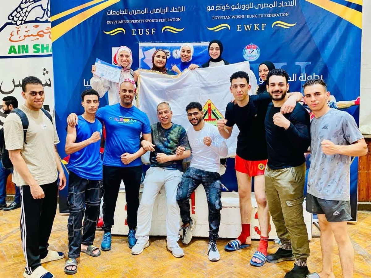 12 ميدالية لطلاب جامعة بنها فى بطولة الشهيد الرفاعى